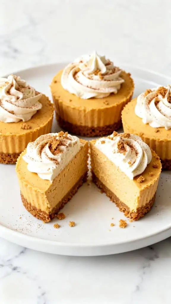 Mini Pumpkin Cheesecake Cups