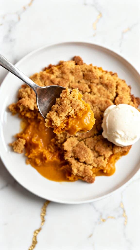 Pumpkin Spice Dump Cake With Spice Cake Mix