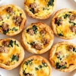 High Protein Sausage Breakfast Pies