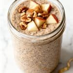 High Protein Apple Cinnamon Overnight Oats