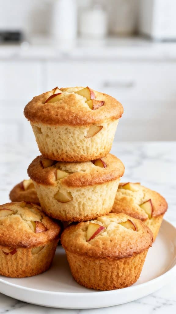 Apple Cinnamon Cottage Cheese Muffins