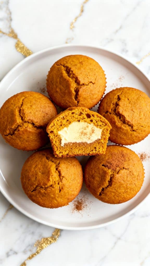 Pumpkin Cream Cheese Muffins