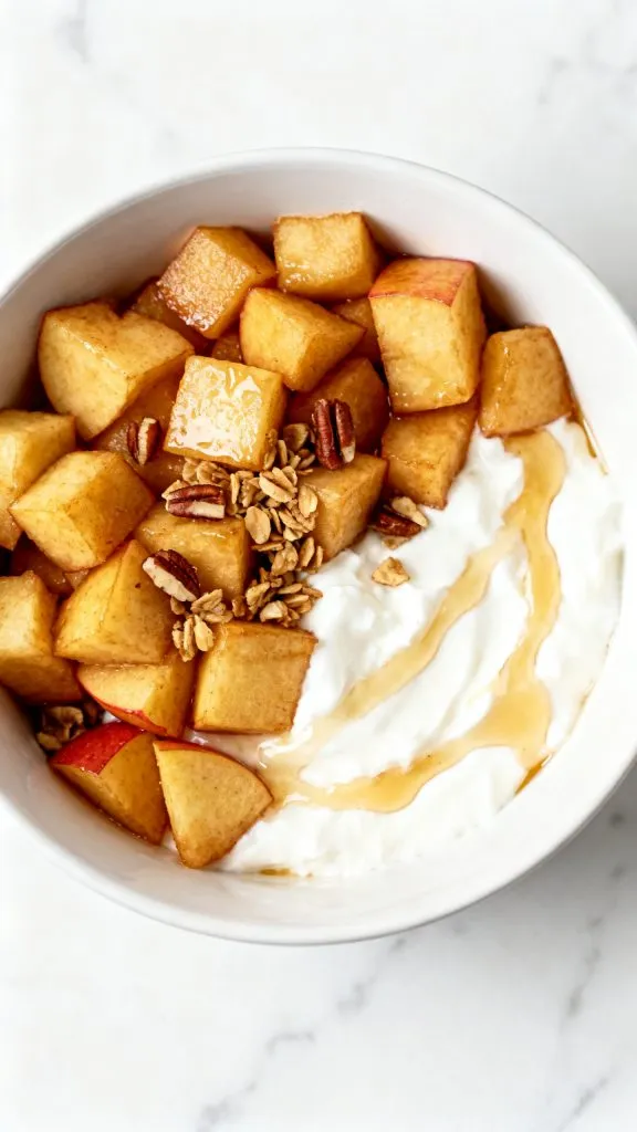 Apple Pie High Protein Yogurt Bowl