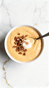 High Protein Pumpkin Cottage Cheese Pudding