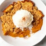 Pumpkin Spice Dump Cake With Spice Cake Mix