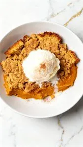 Pumpkin Spice Dump Cake With Spice Cake Mix