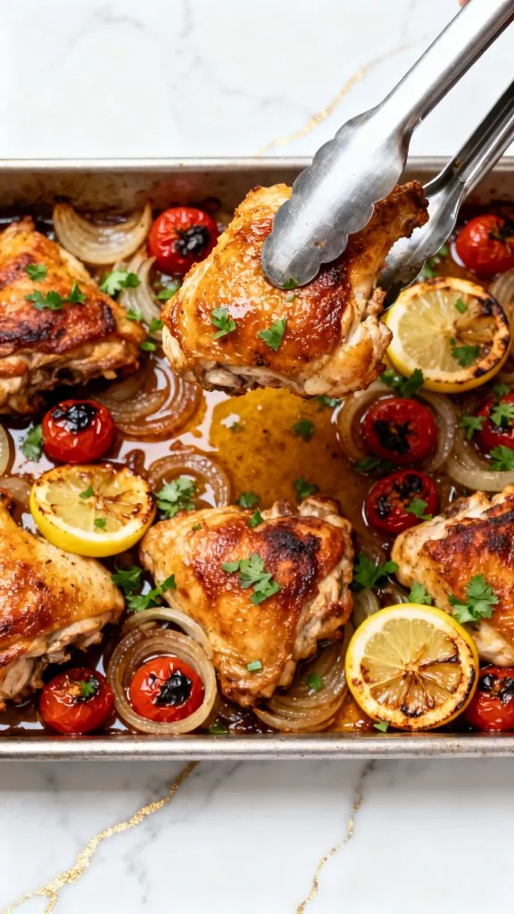 Mediterranean Baked Chicken Thighs