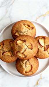 High Protein Apple Muffins