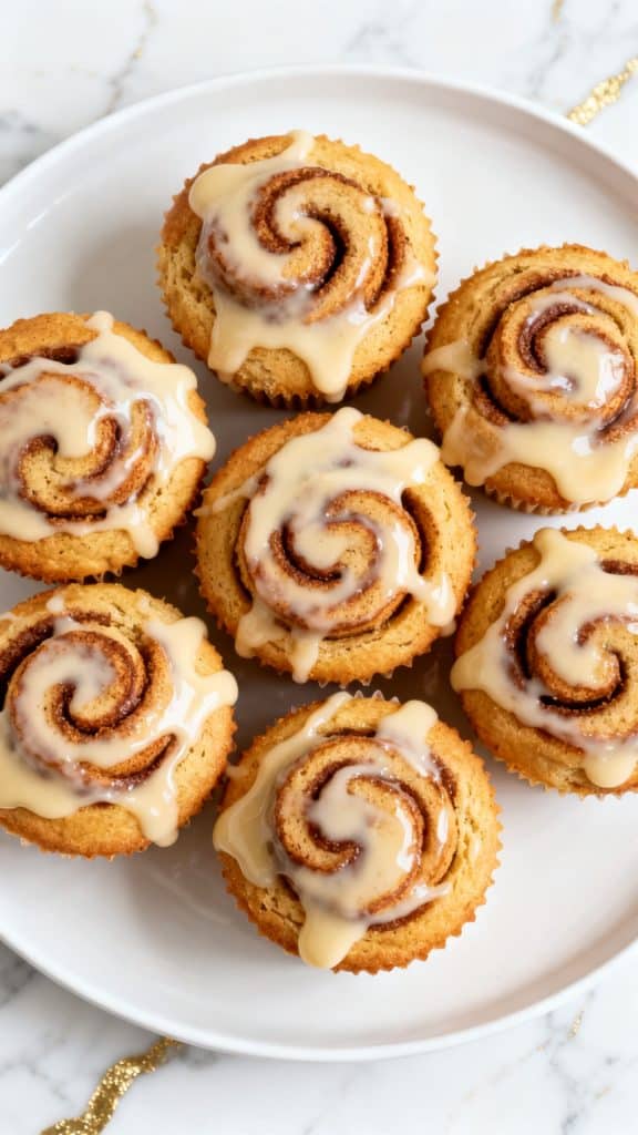 Protein Cottage Cheese Cinnamon Roll Muffins