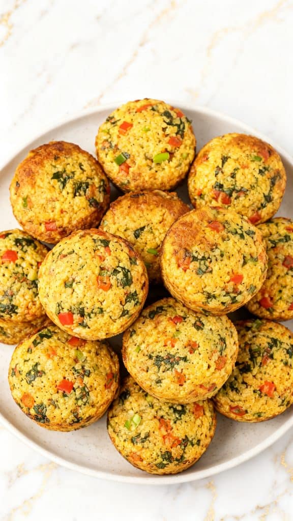 Protein Quinoa Egg Breakfast Muffins