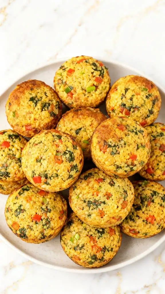 Protein Quinoa Egg Breakfast Muffins