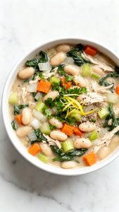 Mediterranean White Bean Chicken Chili