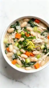 Mediterranean White Bean Chicken Chili