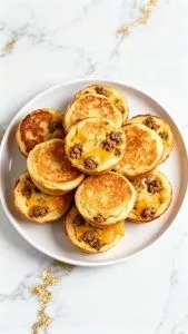 High Protein Sausage Pancake Muffins