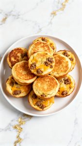 High Protein Sausage Pancake Muffins