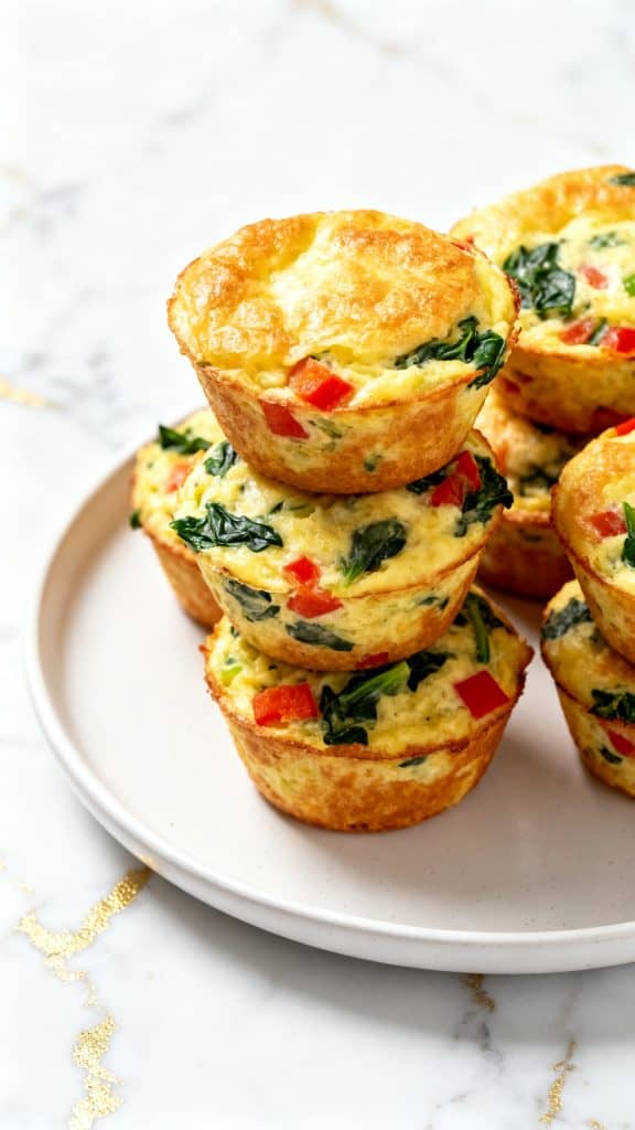 Cottage Cheese Quiche Muffins