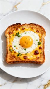 Air Fryer Egg and Cheese Toast
