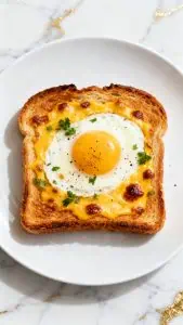 Air Fryer Egg and Cheese Toast