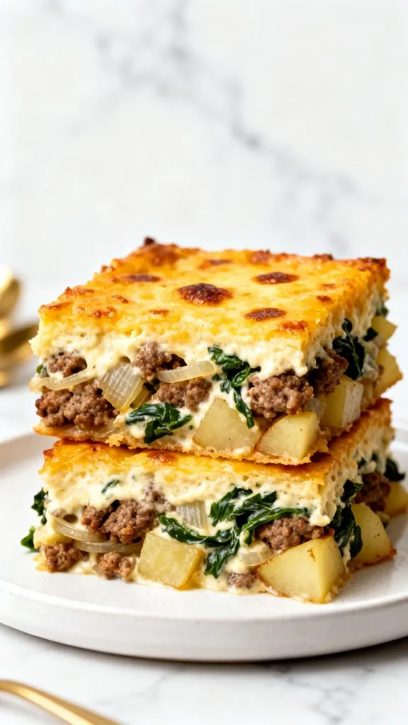 High Protein No Egg Breakfast Casserole