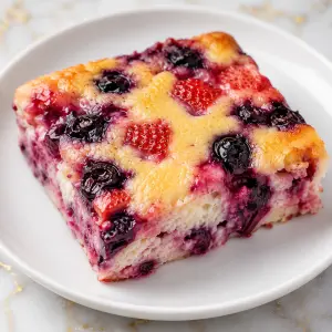 Cottage Cheese Berry Protein Bake