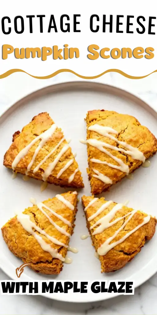 Cottage Cheese Pumpkin Scones