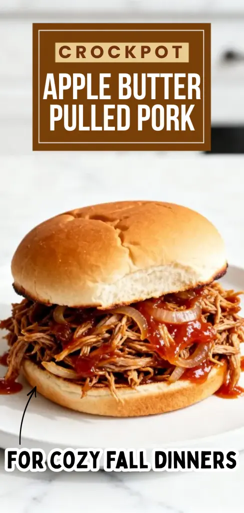 Crockpot Apple Butter Pulled Pork