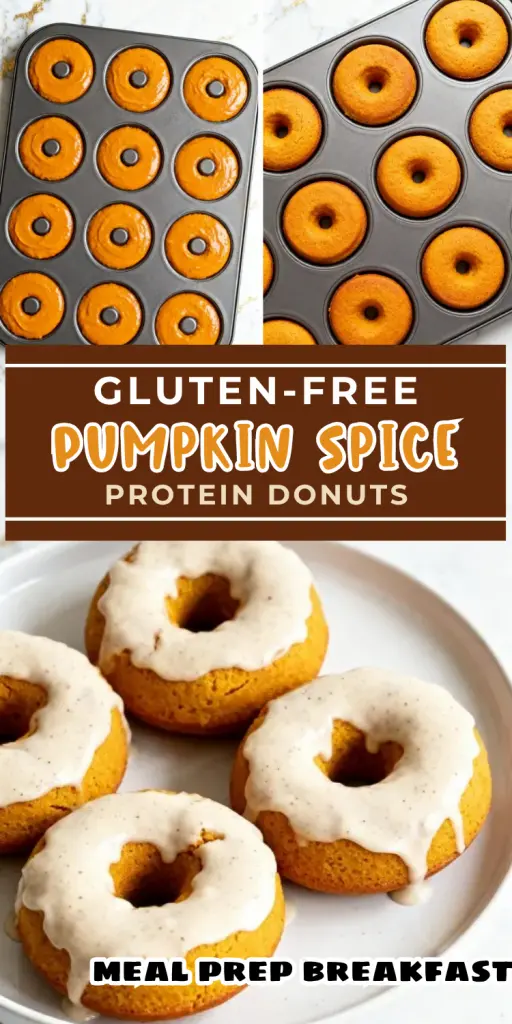 Gluten-Free Pumpkin Spice Protein Donuts