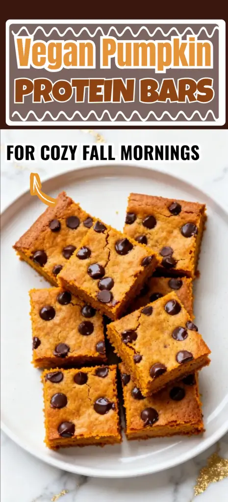 Vegan Pumpkin Protein Bars