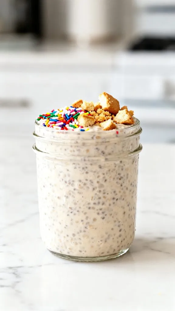 Sugar Cookie Protein Overnight Oats