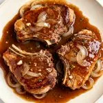Crockpot Apple Butter Pork Chops