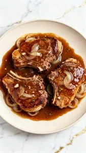 Crockpot Apple Butter Pork Chops