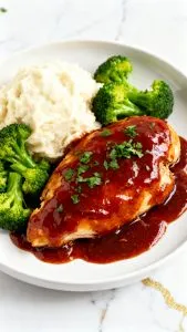 Slow Cooker Apple Butter BBQ Chicken