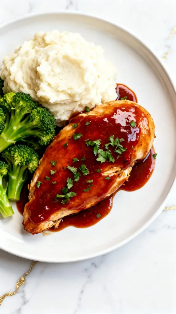 Slow Cooker Apple Butter BBQ Chicken