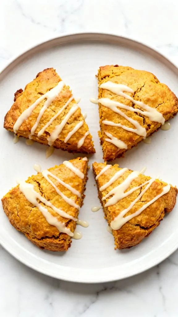 Cottage Cheese Pumpkin Scones