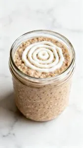 Cinnamon Roll Overnight Oats