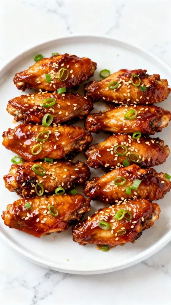 Air Fryer Korean Bulgogi Chicken Wings