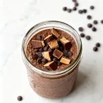 Peanut Butter Cup Protein Overnight Oats
