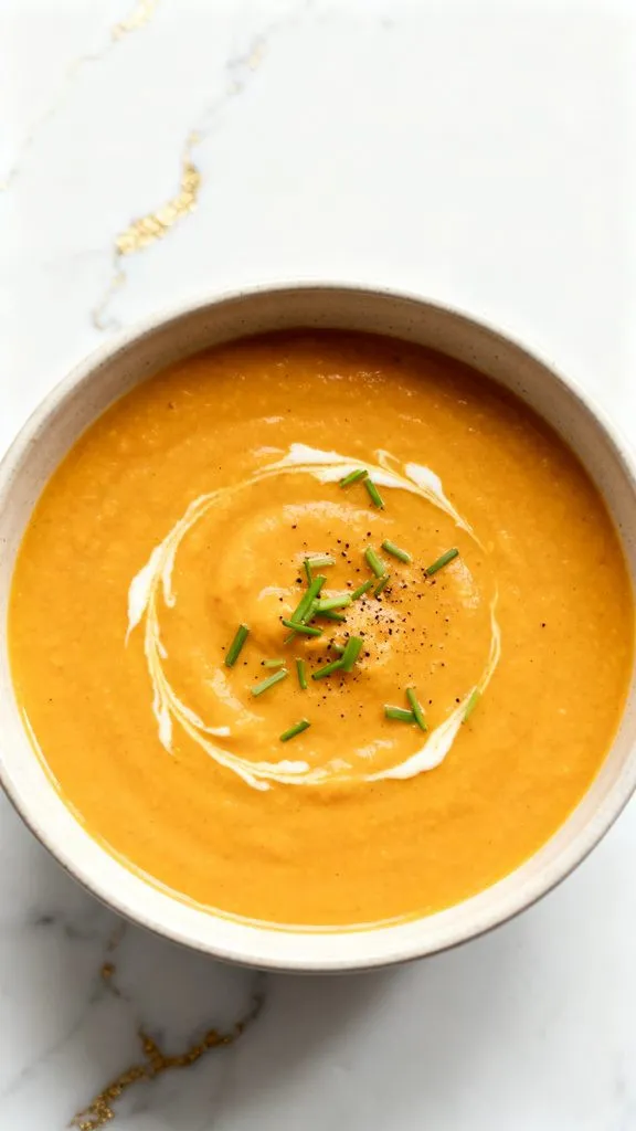 Butternut Squash Cottage Cheese Soup