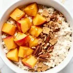 Peach Pie Cottage Cheese Bowl