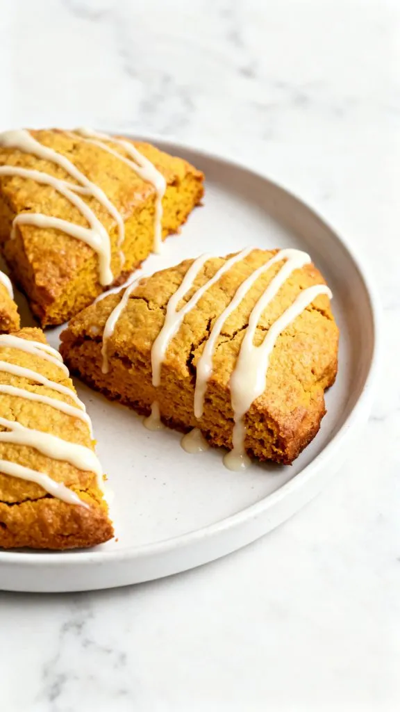 Cottage Cheese Pumpkin Scones