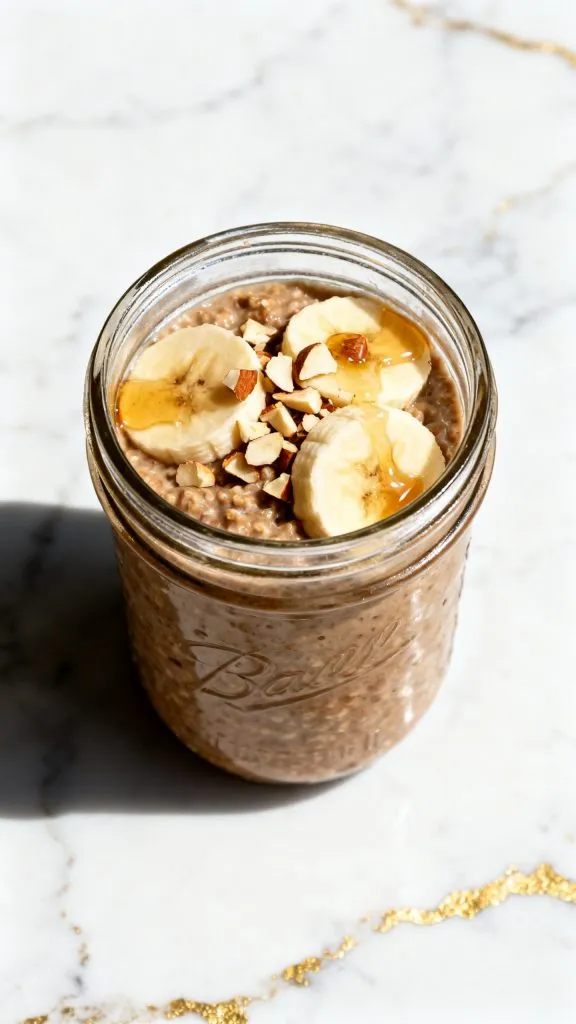 High Protein Coffee Overnight Oats