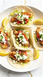 Mediterranean Chicken Tacos