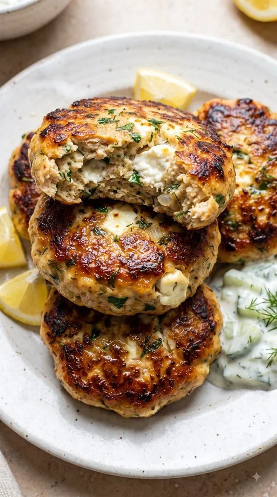 Mediterranean Chicken Patties