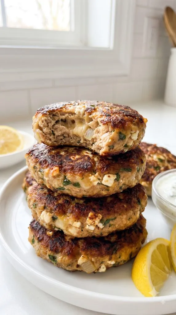 Mediterranean Chicken Patties