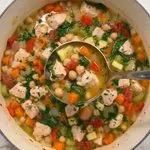 Mediterranean Chicken Vegetable Soup