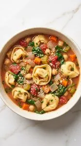 Mediterranean Tortellini Soup