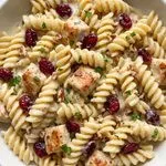 Cranberry Chicken Pasta with White Cheddar