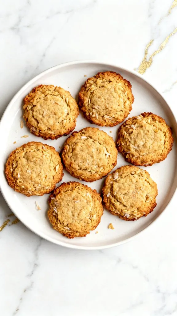 Coconut Oatmeal Protein Cookies
