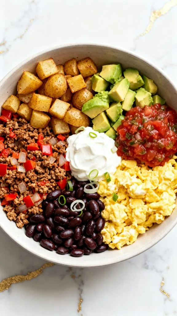 High-Protein Breakfast Burrito Bowls