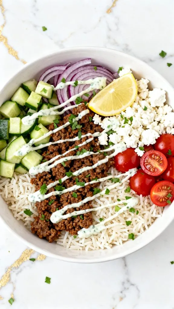 Mediterranean Lamb Bowls